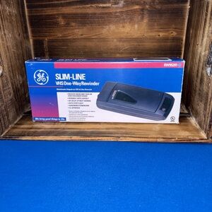Vintage VHS - GE Slim-line-WayRewinder RW95201 New